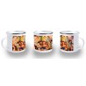 TAZA METALICA one piece personajes saga piratas trafalgar zoro metal personalizada