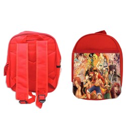 PACK MOCHILA ROJA Y ESTUCHE...