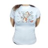 CAMISETA MUJER luffy nika one piece mugiwara rey pirata transformacion moda personalizada