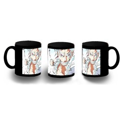 TAZA COMPLETAMENTE NEGRA luffy nika one piece mugiwara rey pirata transformacion personalizada
