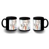 TAZA COMPLETAMENTE NEGRA luffy nika one piece mugiwara rey pirata transformacion personalizada