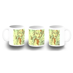 TAZA FOTOLUMINISCENTE luffy nika one piece mugiwara rey pirata transformacion BRILLA OSCURIDAD