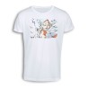 CAMISETA TACTO ALGODÓN luffy nika one piece mugiwara rey pirata transformacion cómoda personalizada