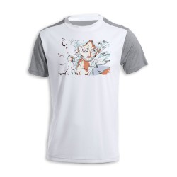 CAMISETA DISEÑO BICOLOR luffy nika one piece mugiwara rey pirata transformacion personalizada