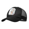 GORRA NEGRA CON REJILLA luffy nika one piece mugiwara rey pirata transformacion moda deporte