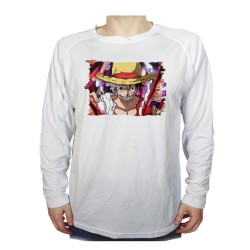 CAMISETA MANGA LARGA luffy...