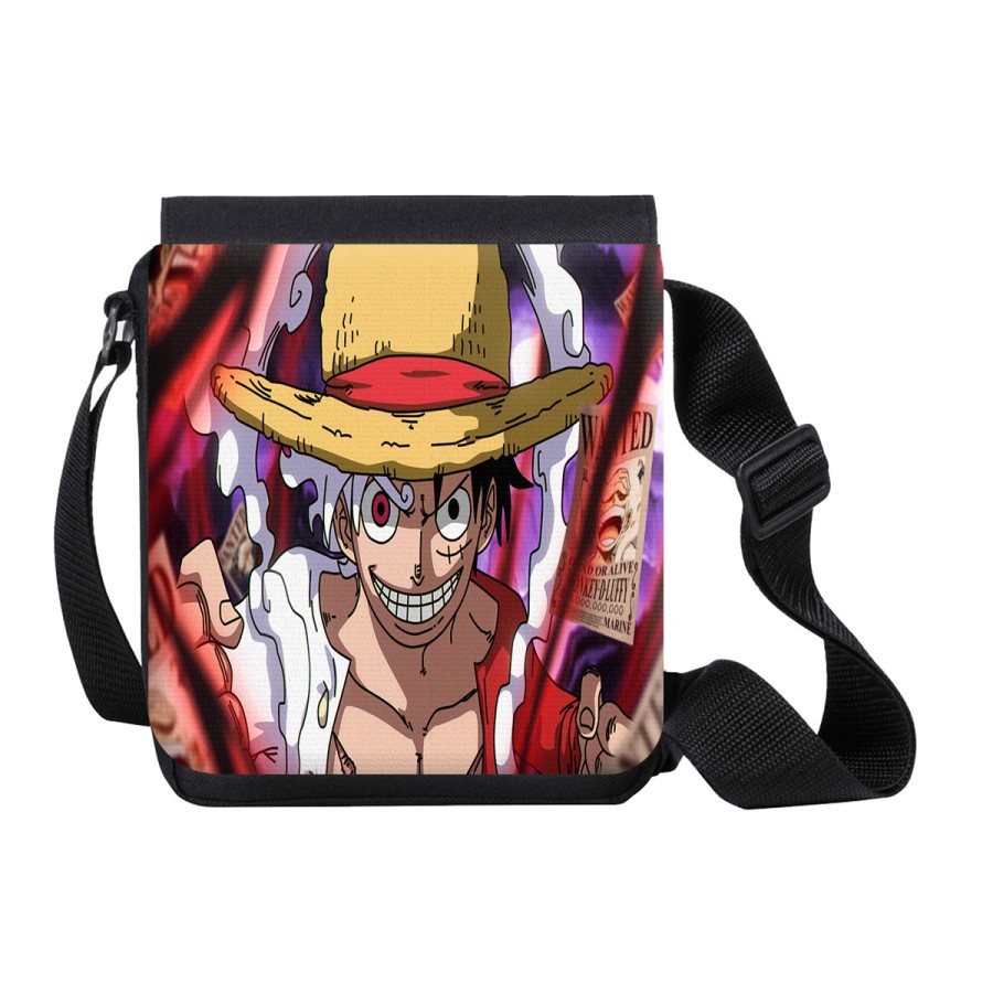 BANDOLERA PEQUEÑA luffy nika recompensa one piece mugiwara rey pirata bolso personalizada