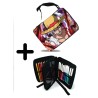 PACK MOCHILA Y ESTUCHE luffy nika recompensa one piece mugiwara rey pirata material escolar
