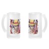 JARRA CERVEZA CRISTAL luffy nika recompensa one piece mugiwara rey pirata esmerilada esmerilado 500ml