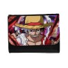 BILLETERA BILLETERO luffy nika recompensa one piece mugiwara rey pirata unisex negro monedero