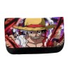 ESTUCHE NECESER DE LONA luffy nika recompensa one piece mugiwara rey pirata unisex negro monedero billetera