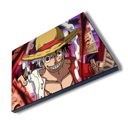 PANEL FOTOGRÁFICO DECORATIVO luffy nika recompensa one piece mugiwara rey pirata cuadro acabado brillante elegante pared