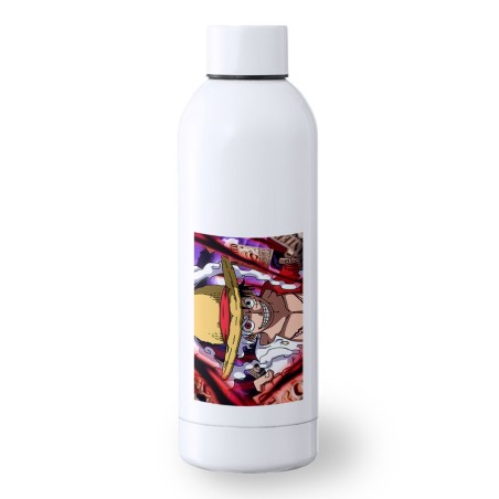 BIDON 500 ML ACERO INOXIDABLE luffy nika recompensa one piece mugiwara rey pirata deporte deportivo botella senderismo