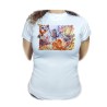CAMISETA MUJER kaido vs luffy serie one piece luna wano younkou moda personalizada