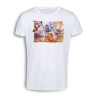 CAMISETA TACTO ALGODÓN kaido vs luffy serie one piece luna wano younkou cómoda personalizada