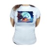 CAMISETA MUJER luffy vs kaido one piece luna wano younkou moda personalizada