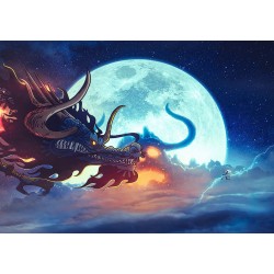 TAZA MÁGICA luffy vs kaido one piece luna wano younkou personalizada