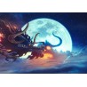 TAZA MÁGICA luffy vs kaido one piece luna wano younkou personalizada