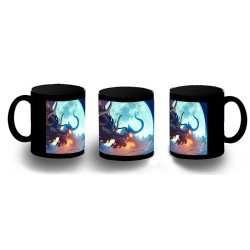 TAZA COMPLETAMENTE NEGRA...