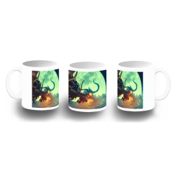 TAZA FOTOLUMINISCENTE luffy...