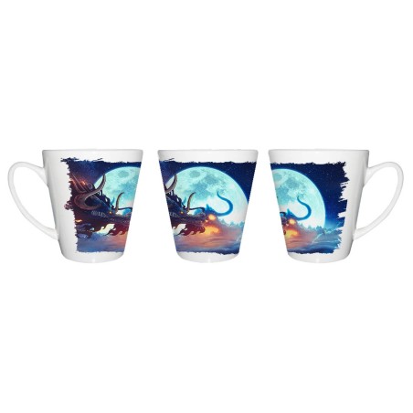 TAZA CÓNICA luffy vs kaido one piece luna wano younkou conica personalizada