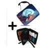 PACK MOCHILA Y ESTUCHE luffy vs kaido one piece luna wano younkou material escolar