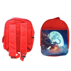 PACK MOCHILA ROJA Y ESTUCHE...