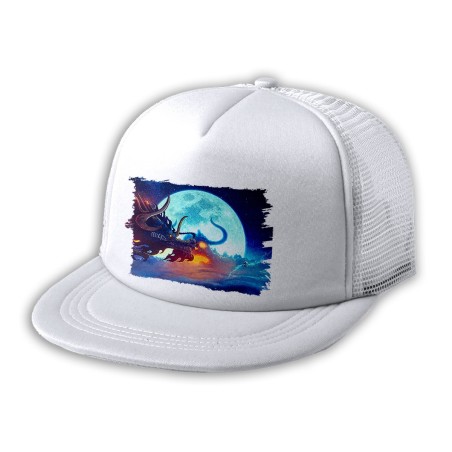 GORRA 5 PANELES REDECILLA TRASERA luffy vs kaido one piece luna wano younkou estilo rapero