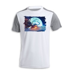 CAMISETA DISEÑO BICOLOR...