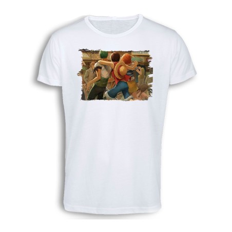 CAMISETA TACTO ALGODÓN one piece mugiwara east blue piratas zoro nami luffy cómoda personalizada