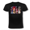 CAMISETA NEGRA one piece nuevos younkous buggy shanks teach luffy moda verano personalizada