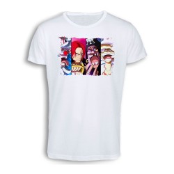 CAMISETA TACTO ALGODÓN one piece nuevos younkous buggy shanks teach luffy cómoda personalizada