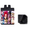 PACK MOCHILA Y ESTUCHE one piece nuevos younkous buggy shanks teach luffy material escolar