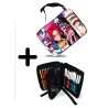 PACK MOCHILA Y ESTUCHE one piece nuevos younkous buggy shanks teach luffy material escolar