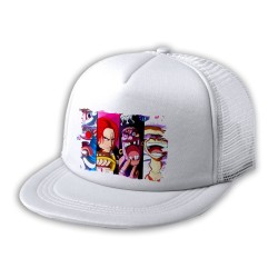 GORRA 5 PANELES REDECILLA TRASERA one piece nuevos younkous buggy shanks teach luffy estilo rapero