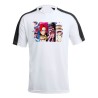 CAMISETA TÉCNICA FRANJA MANGAS NEGRA one piece nuevos younkous buggy shanks teach luffy personalizada