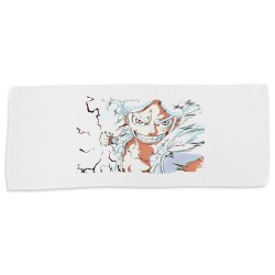 TOALLA GIMNASIO GYM ABSORBENTE luffy nika one piece mugiwara rey pirata transformacion suave con bolsita
