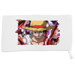 TOALLA GIMNASIO GYM ABSORBENTE luffy nika recompensa one piece mugiwara rey pirata suave con bolsita