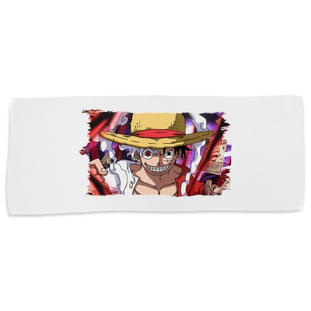 TOALLA GIMNASIO GYM ABSORBENTE luffy nika recompensa one piece mugiwara rey pirata suave con bolsita