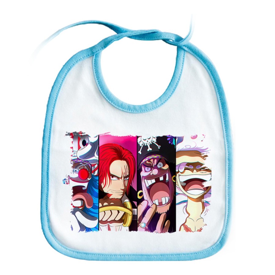 BABERO COLORES one piece nuevos younkous buggy shanks teach luffy personalizado bebe