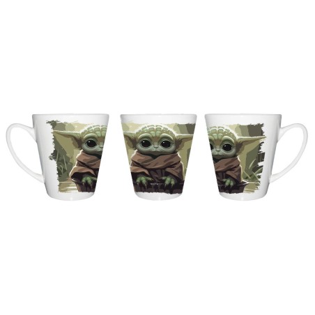 TAZA CÓNICA bebe alien maestro serie galaxia planeta conica personalizada