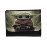 BILLETERA BILLETERO bebe alien maestro serie galaxia planeta unisex negro monedero