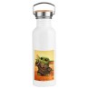 BIDON 750 ML ACERO INOXIDABLE ESTILO RETRO bebe alien maestro serie guerra galaxia universo deporte deportivo botella