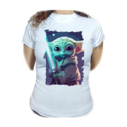 CAMISETA MUJER bebe alien...