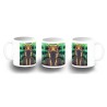 TAZA FOTOLUMINISCENTE bebe alien maestro sable fuerza galaxia aventura BRILLA OSCURIDAD