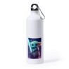 BIDON GRANDE 800 ML ACERO INOXIDABLE bebe alien maestro sable fuerza galaxia aventura deporte deportivo mosqueton botella