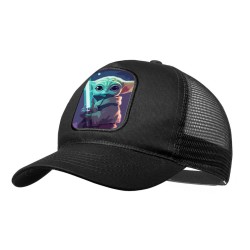 GORRA NEGRA CON REJILLA...