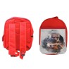 PACK MOCHILA ROJA Y ESTUCHE cazador recompensas medieval brujo guerrero folclore material escolar