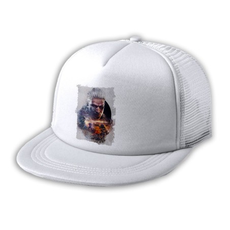 GORRA 5 PANELES REDECILLA TRASERA cazador recompensas medieval brujo guerrero folclore estilo rapero