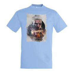 CAMISETA AZUL CIELO cazador...